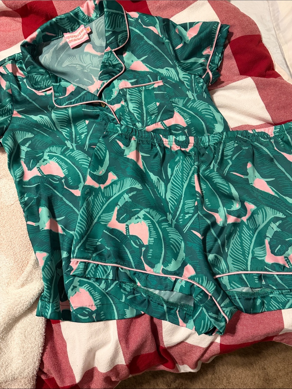 Judith March Satin PJ Set